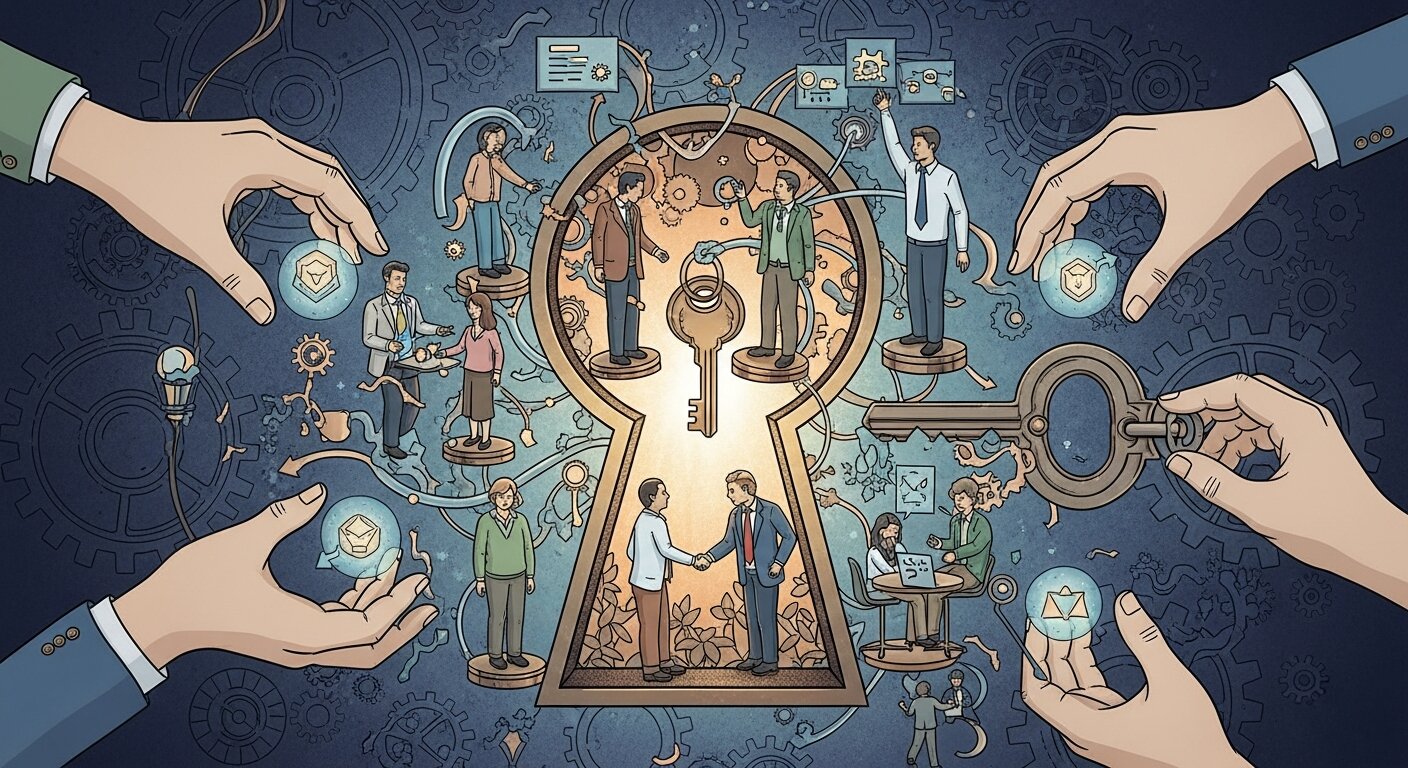 Private Communities and Trust Dynamics