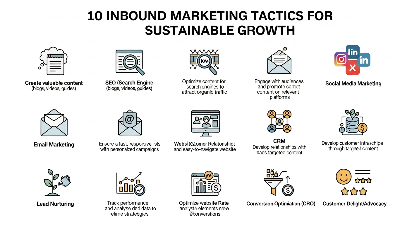 10 Inbound Marketing Tactics for Sustainable Growth