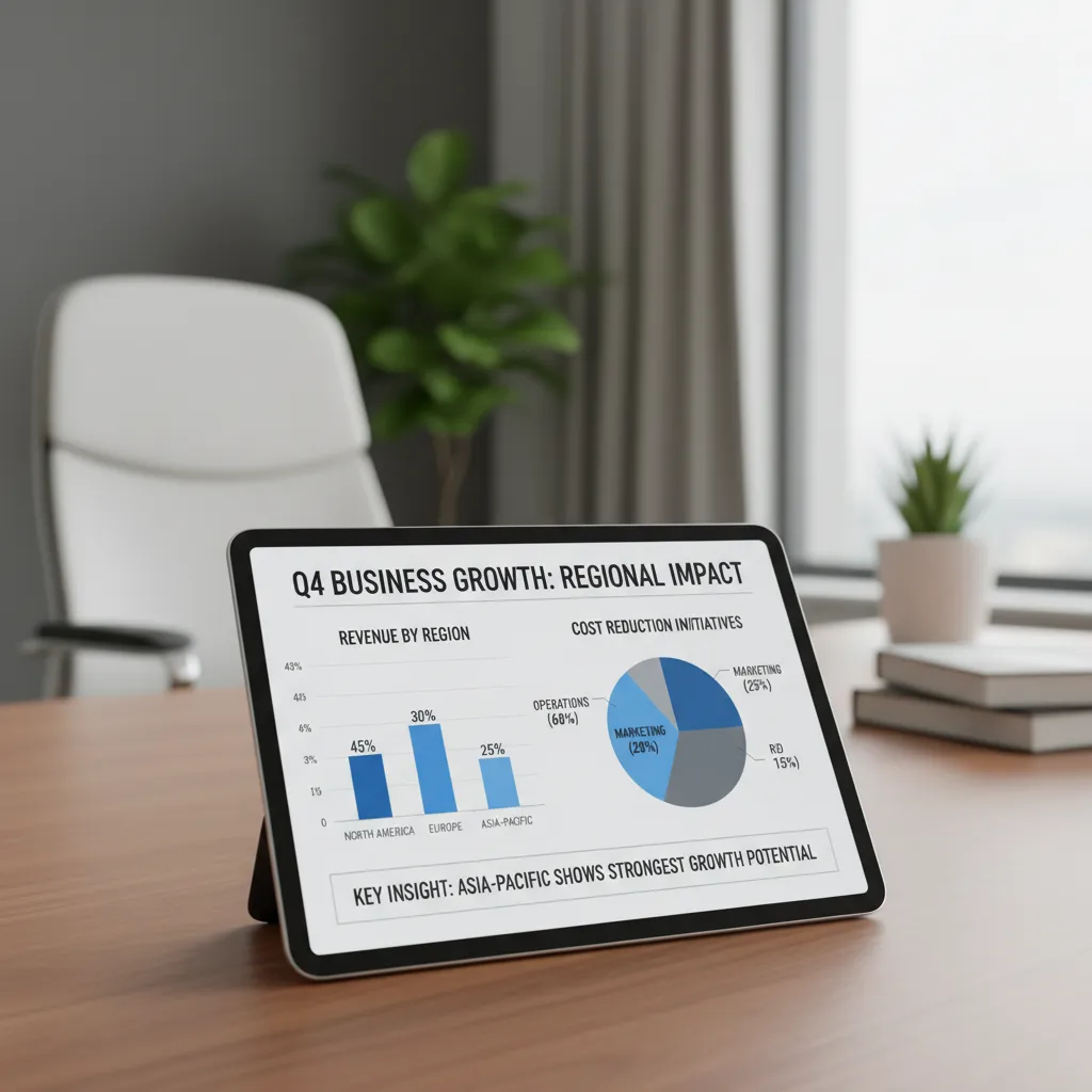 Business impact comparison chart
