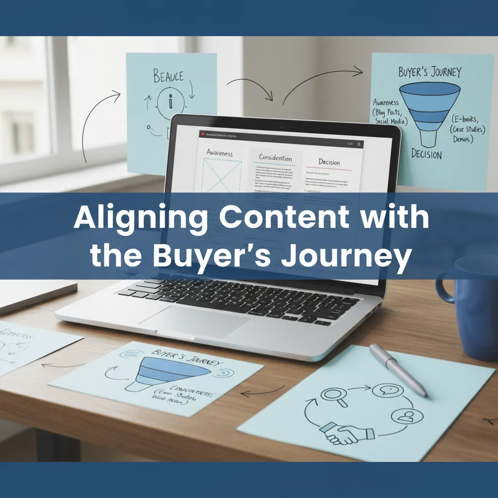 Buyer journey content alignment