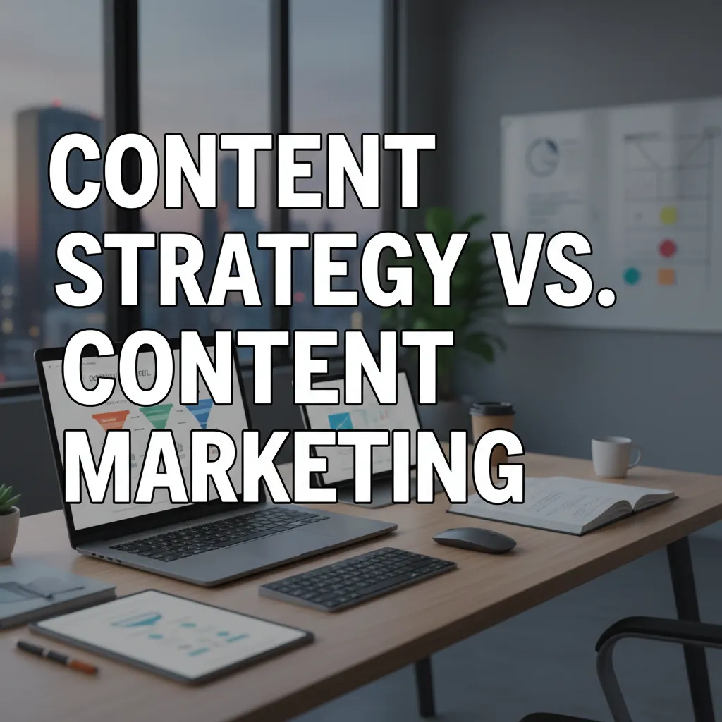 Content Strategy vs. Content Marketing
