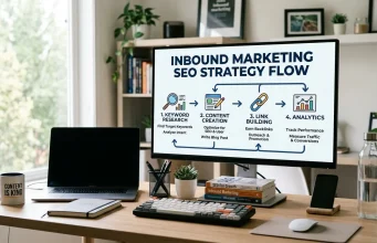 Mastering Inbound Marketing Content SEO for Sustainable Business Growth Inbound marketing SEO strategy flow