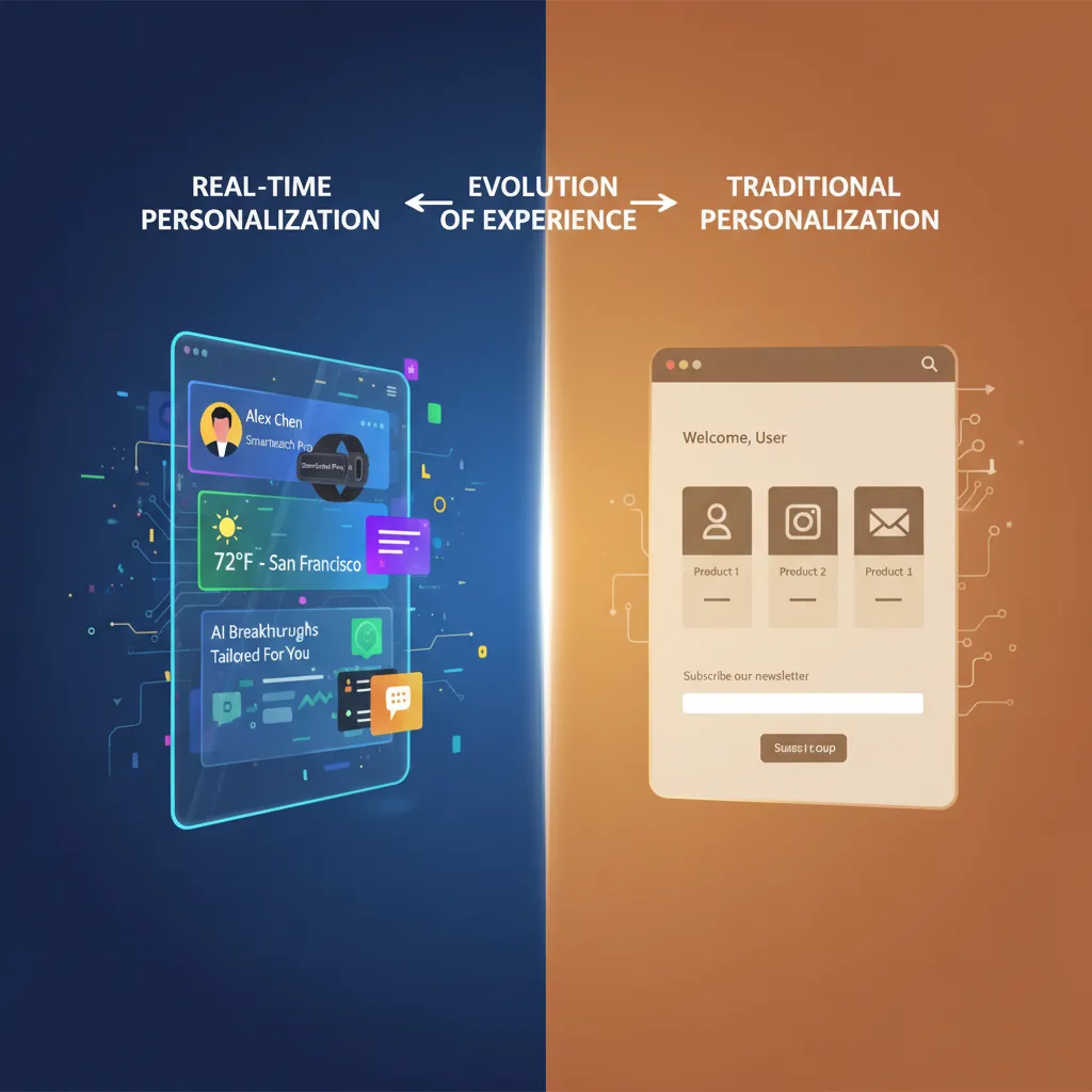Real-Time Personalization vs. Traditional Personalization