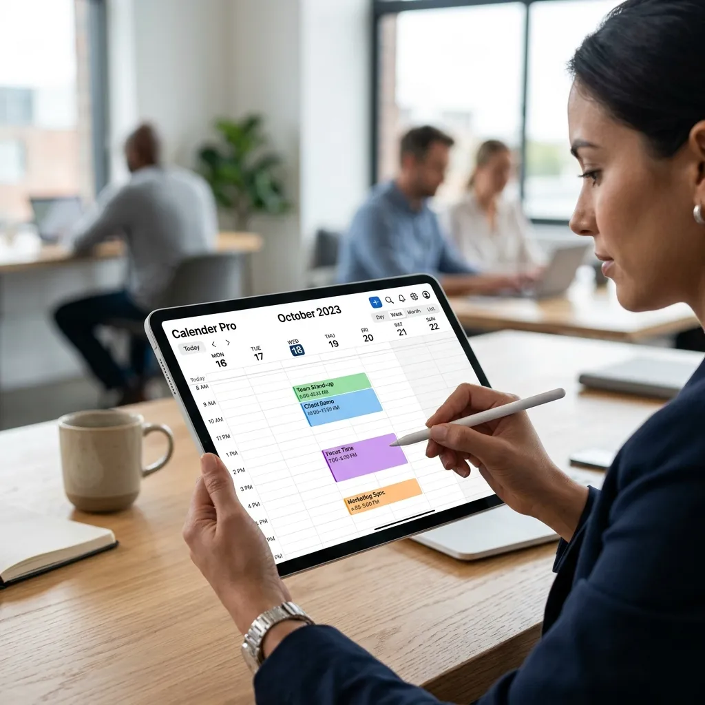High performing calendar layout elements