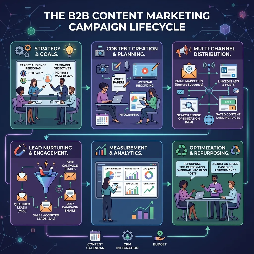 Create B2B Content Marketing Campaigns
