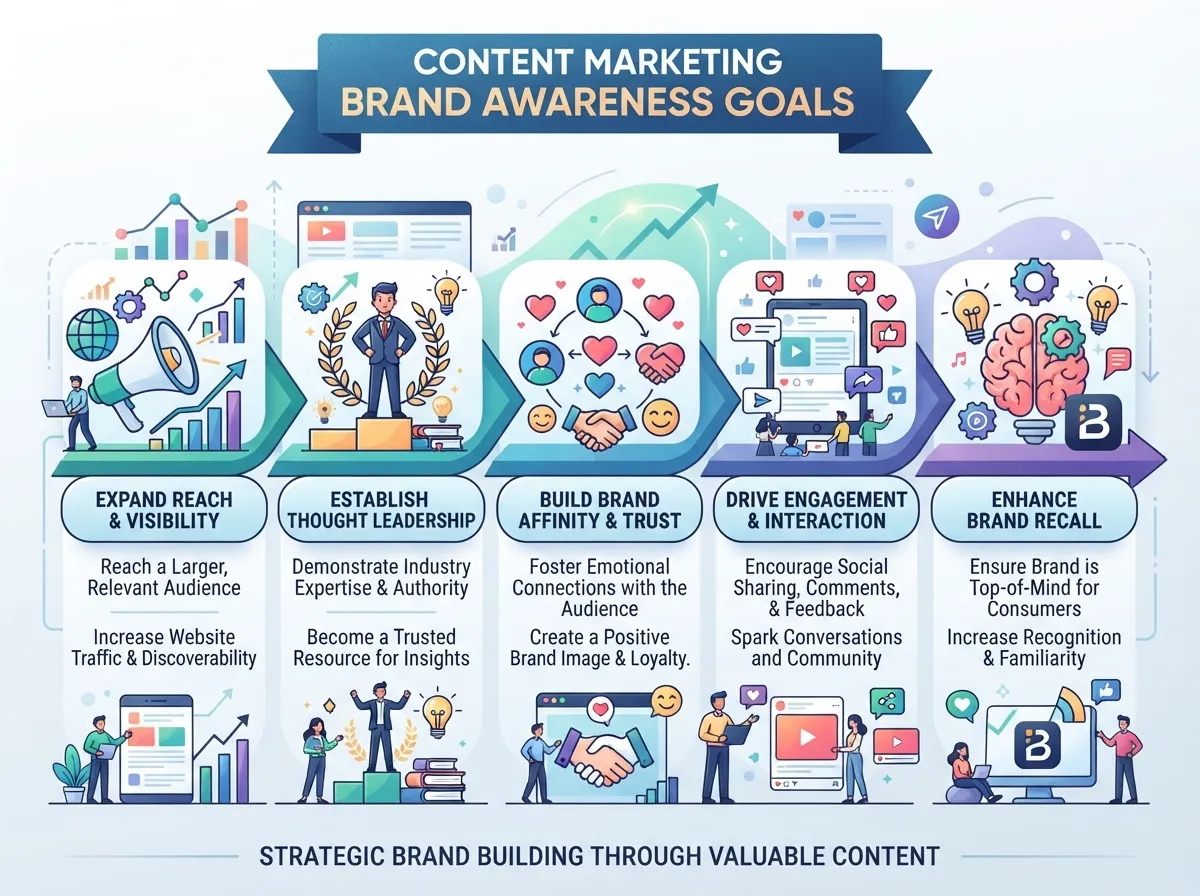 Content Marketing Brand Awareness Goals