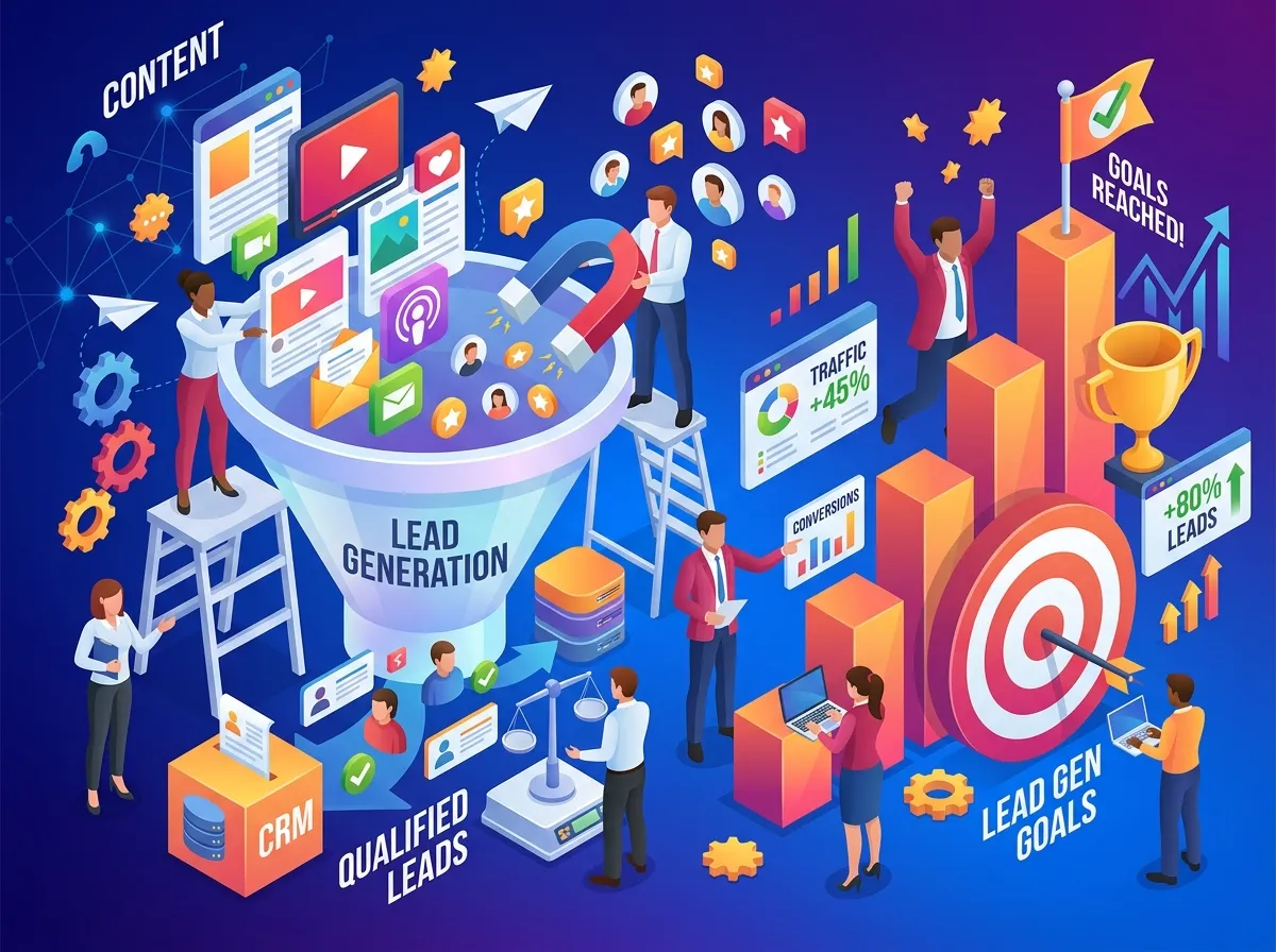 Content Marketing Lead Generation Goals