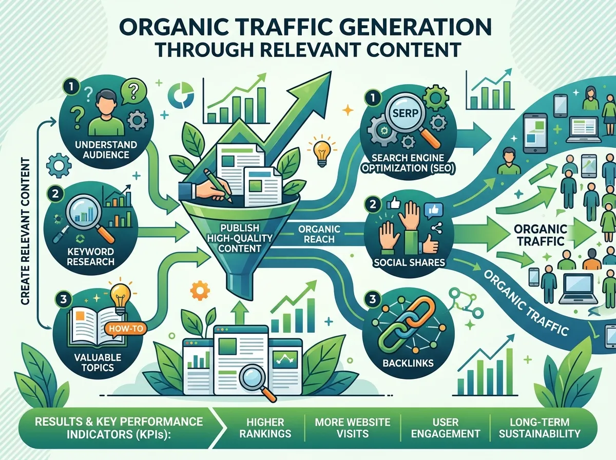 Organic Traffic Generation Through Relevant Content