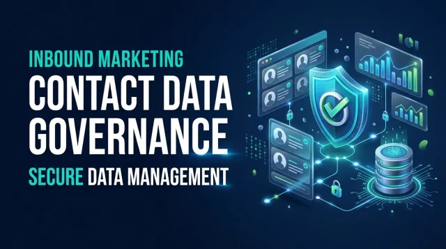 Inbound Marketing Contact Data Governance Secure Data Management