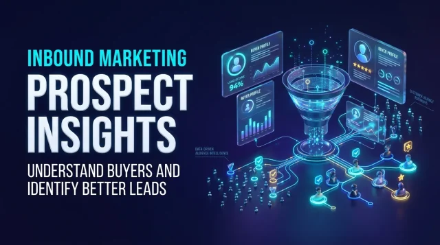 Inbound Marketing Prospect Insights Understand Buyers and Identify Better Leads Inbound Marketing Prospect Insights Understand Buyers and Identify Better Leads
