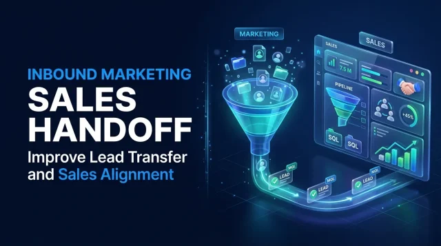 Inbound Marketing Sales Handoff Improve Lead Transfer and Sales Alignment Inbound Marketing Sales Handoff Improve Lead Transfer and Sales Alignment