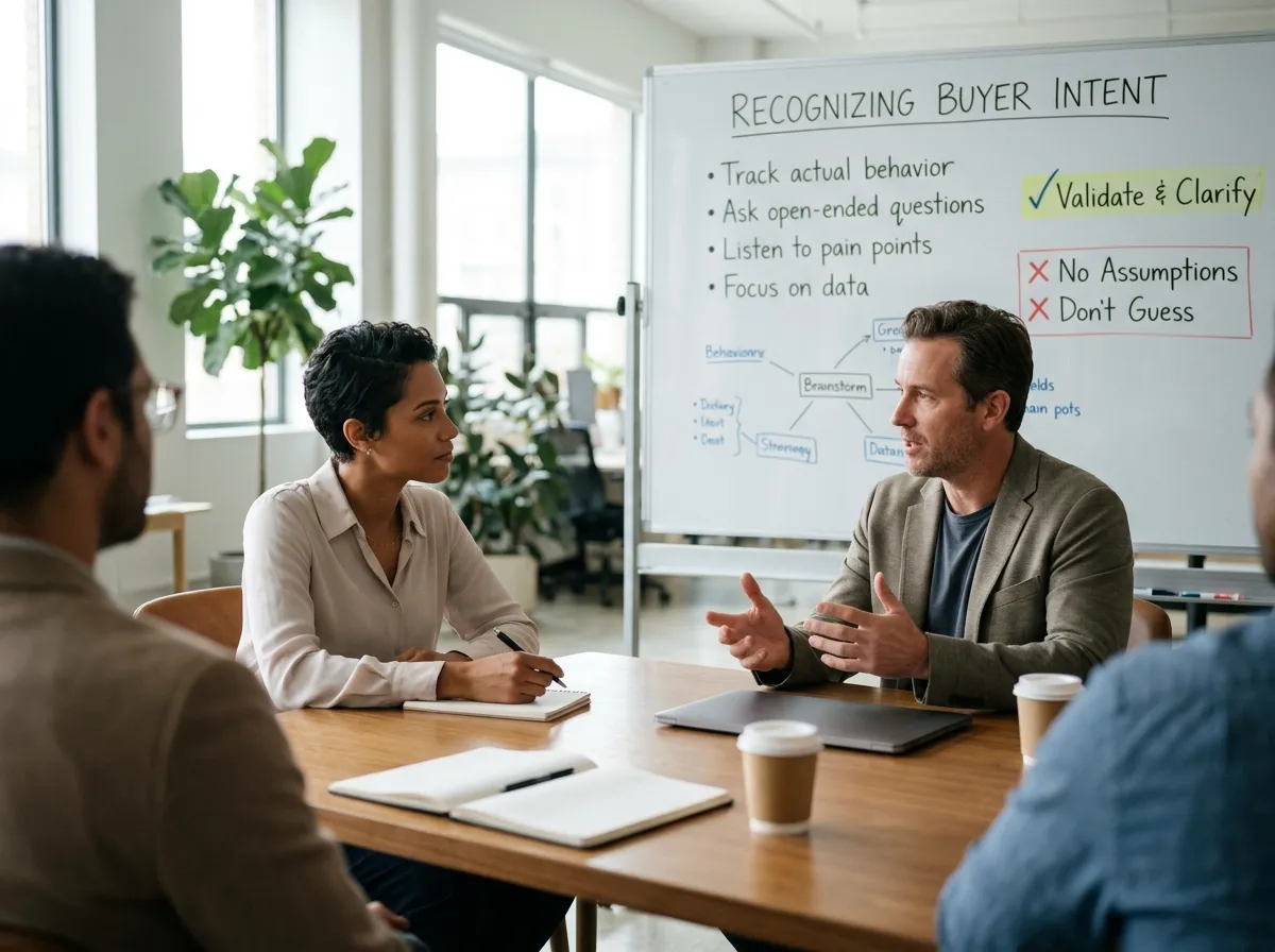 Recognizing Buyer Intent Without Making Assumptions