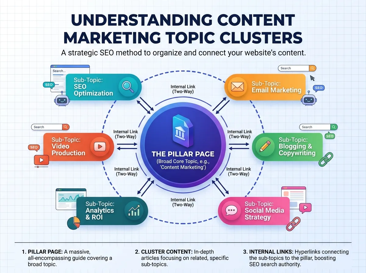 Understanding Content Marketing Topic Clusters
